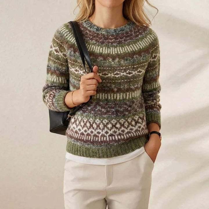 Virginia – Fair Isle Knit Sweater