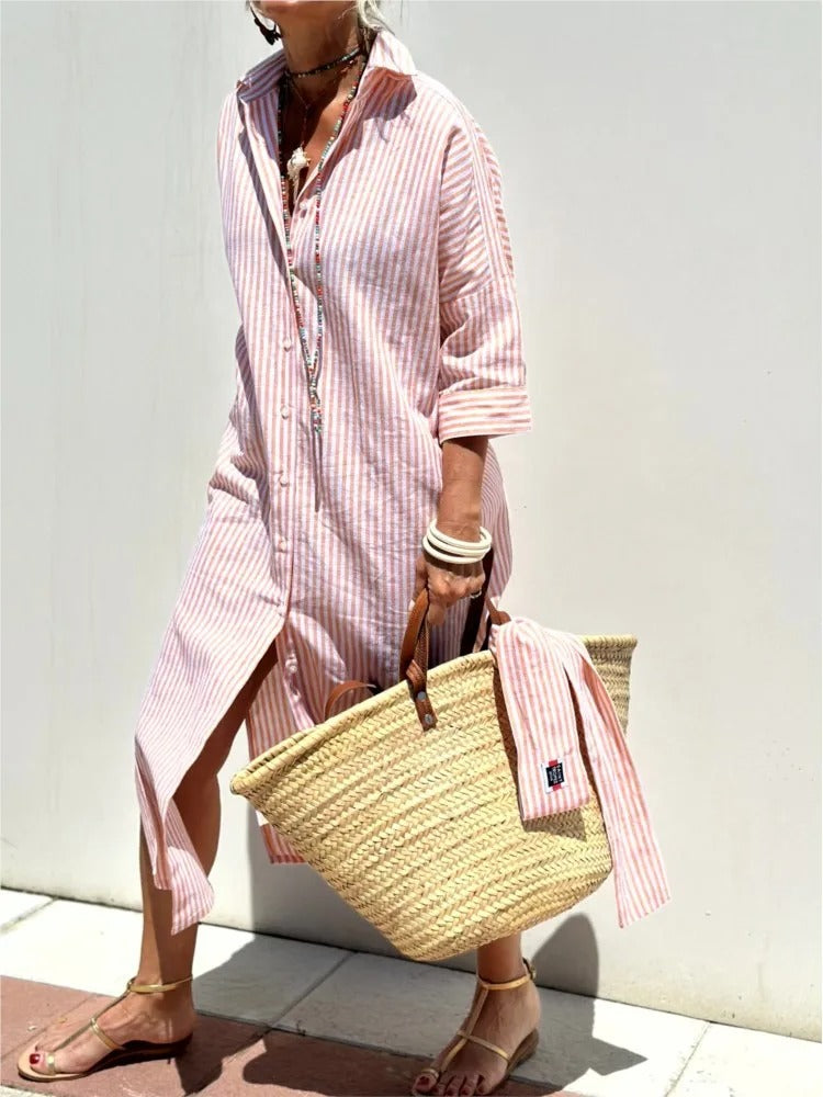 Jennica | Casual Striped Dress