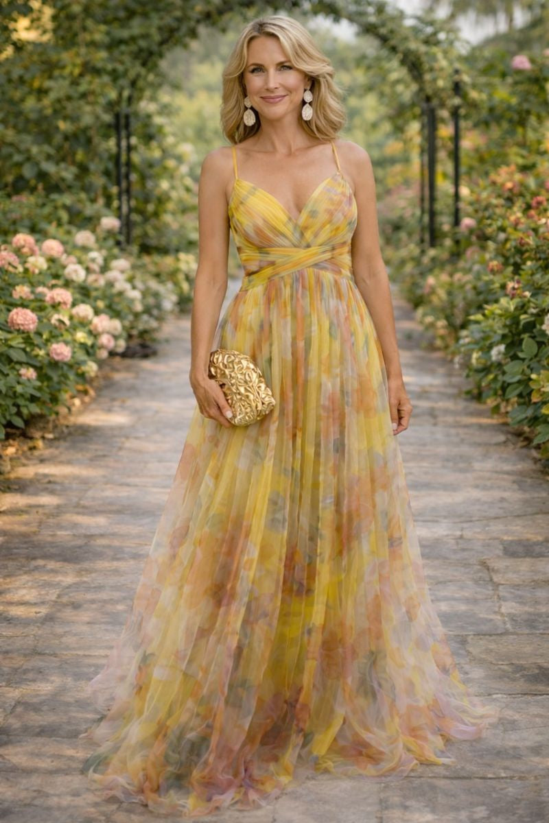 Keira | Floral Sleeveless Maxi Dress