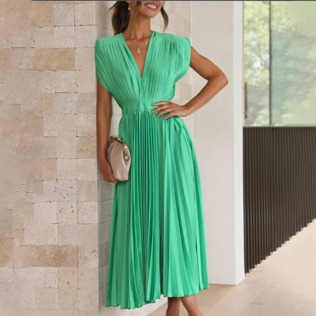 Bristol | Timeless Pleated Midi Dress