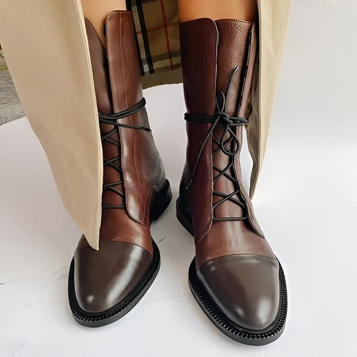 Jojo | Elegant Leather Heeled Boots