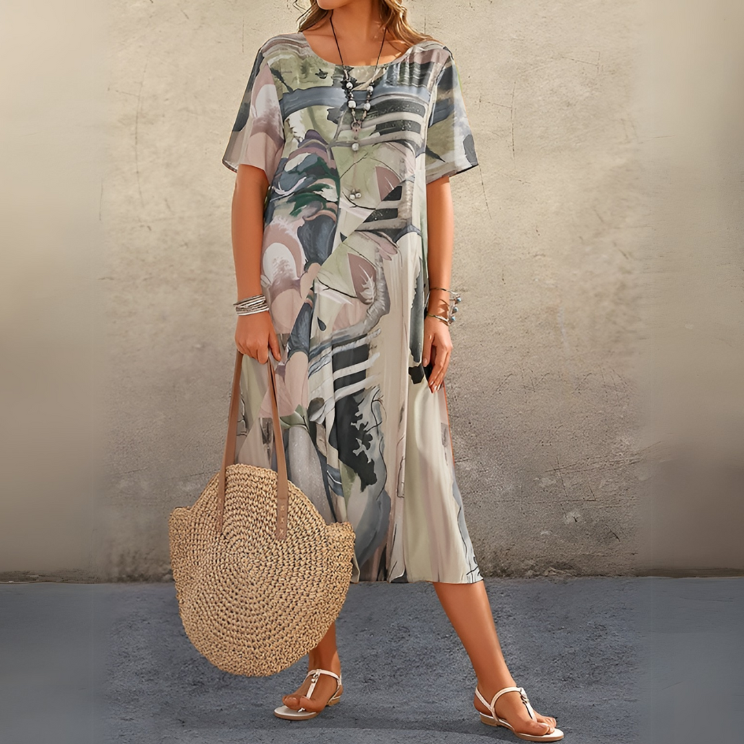 Misty | Floral Swing Dress