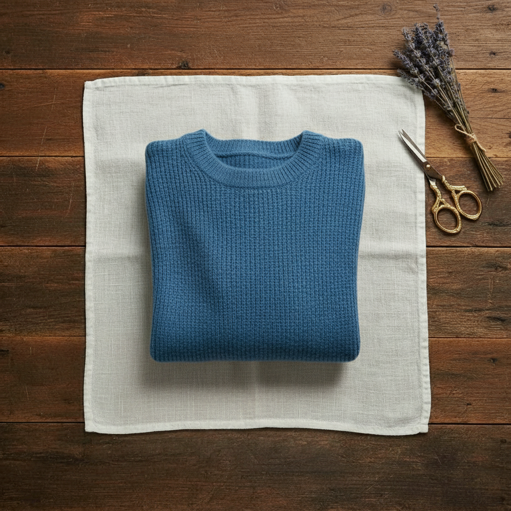 Luella – Ribbed Knit Crewneck Sweater