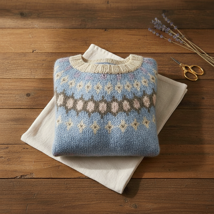 Roberta – Fair Isle Knit Sweater
