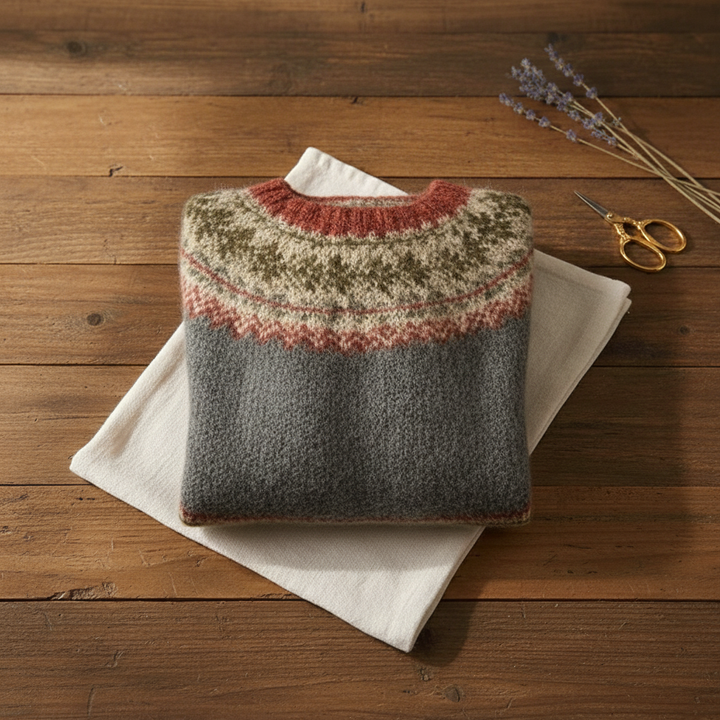 Judy – Fair Isle Knit Sweater