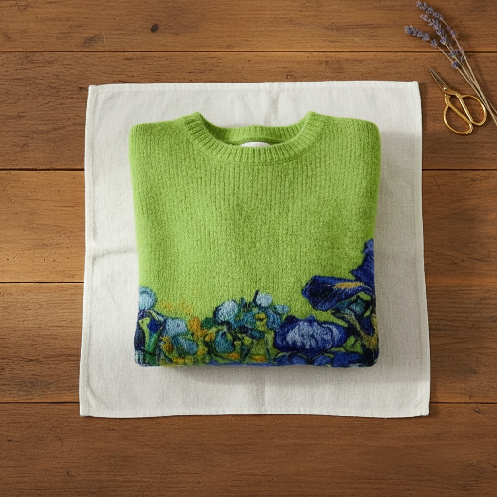 Millie – Floral Print Knit Sweater