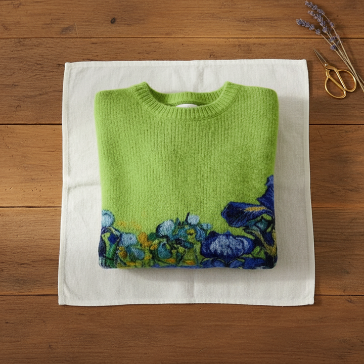 Millie – Floral Print Knit Sweater