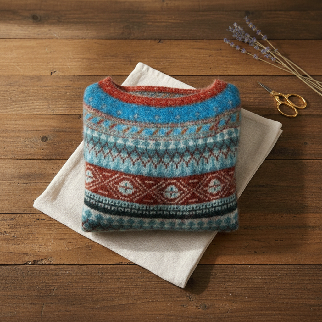 Gina – Fair Isle Knit Sweater