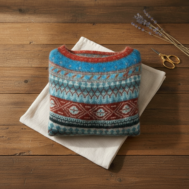 Gina – Fair Isle Knit Sweater