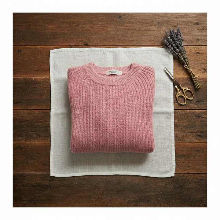 Luella – Ribbed Knit Crewneck Sweater