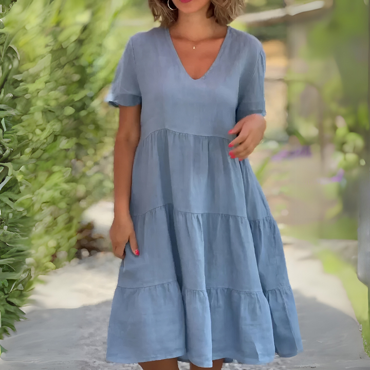 Monica | Neck Loose Dress