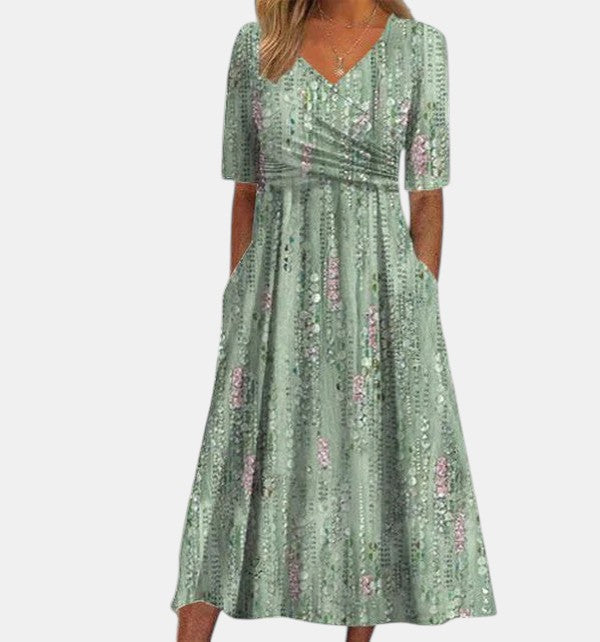Letha | Elegant Floral Summer Dress