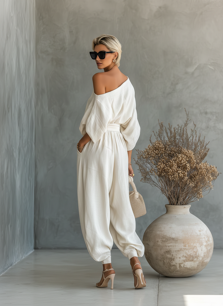 Lily | Off-Shoulder Two-Piece Set