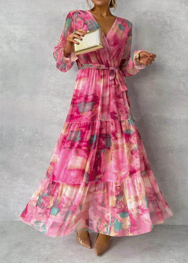 Marina | Wrap Dress with Floral Print