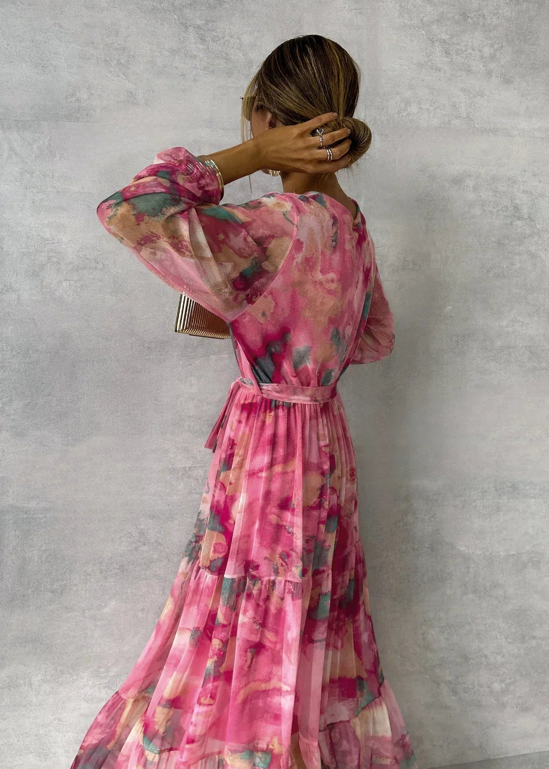 Marina | Wrap Dress with Floral Print