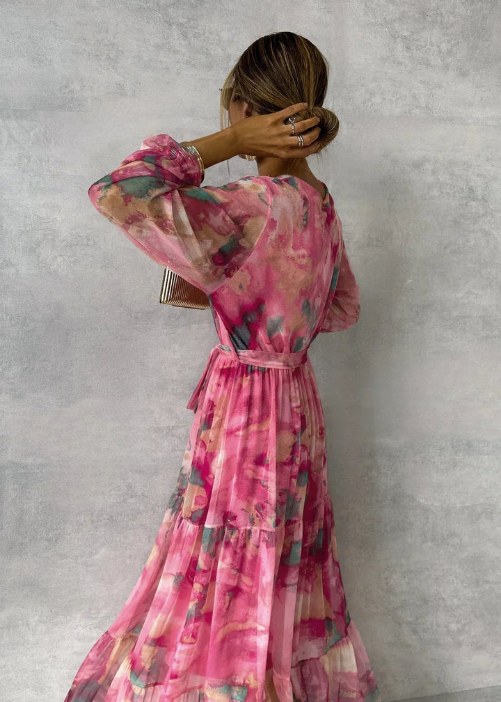 Marina | Wrap Dress with Floral Print