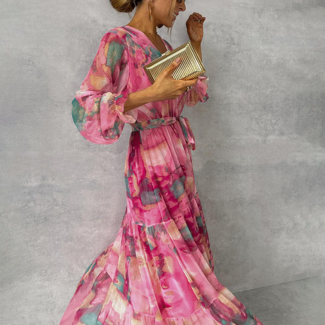 Marina | Wrap Dress with Floral Print