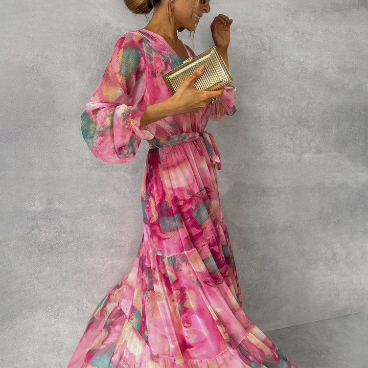 Marina | Wrap Dress with Floral Print