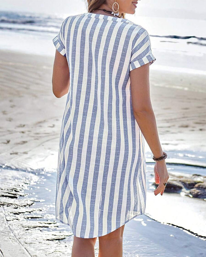 Karina | Neck Midi Dress