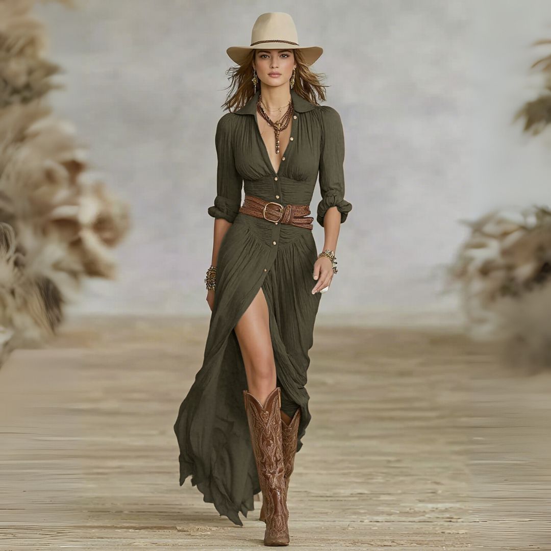Julie | Belted Dress