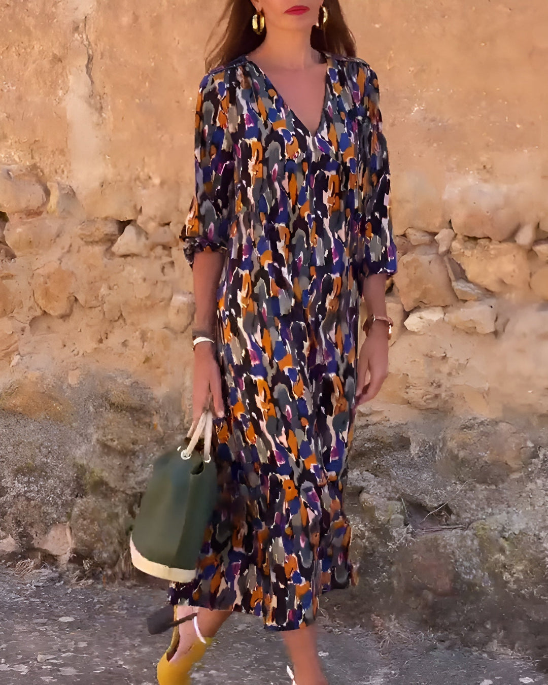 Kariana | Retro Printed Dress