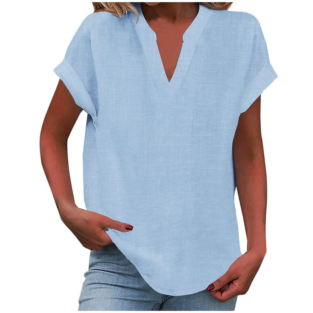 Yelena | Relaxed V-Neck Blouse