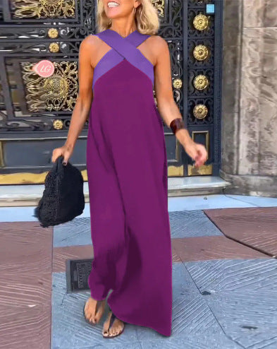 Aubri | Dress with Crossed Cut