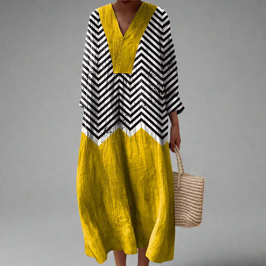 Annabelle | Elegant Geometric Dress