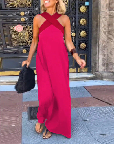 Aubri | Dress with Crossed Cut