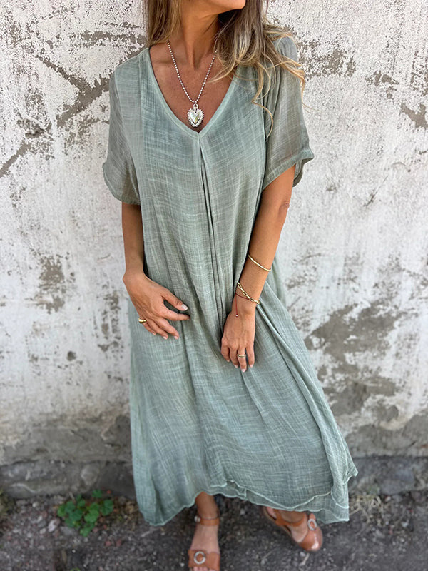Marlowe | Loose V-Neck Dress
