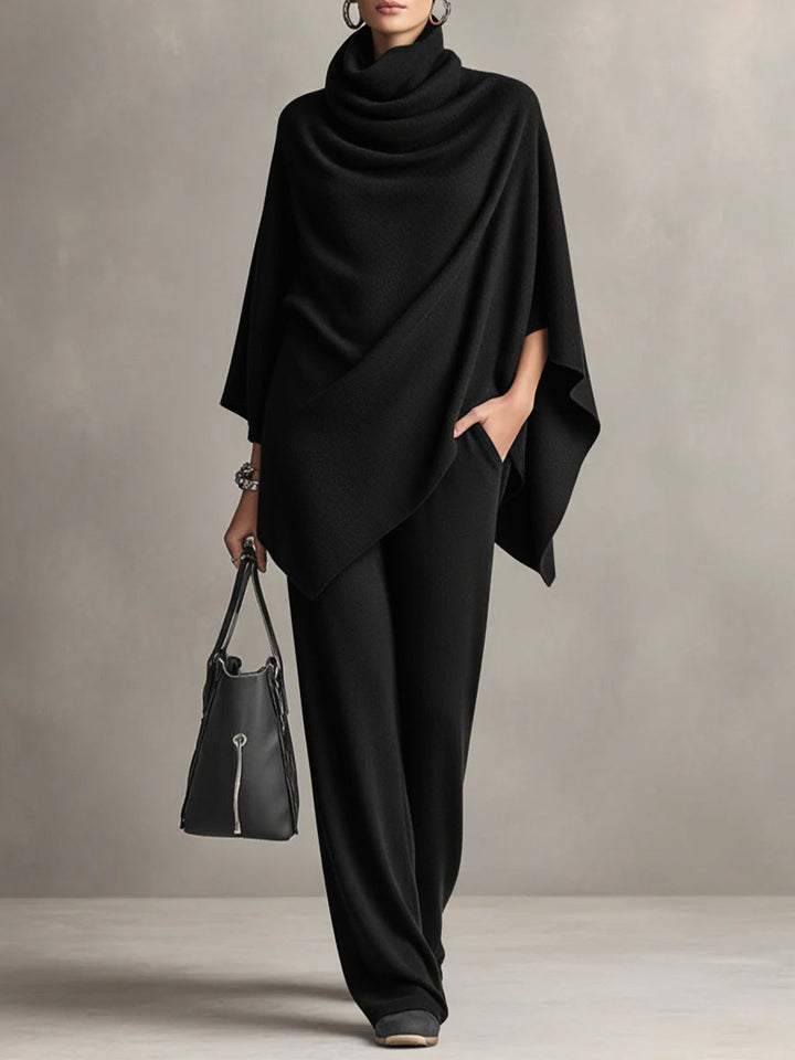 Mallory | Elegant Drape Two-Piece Set