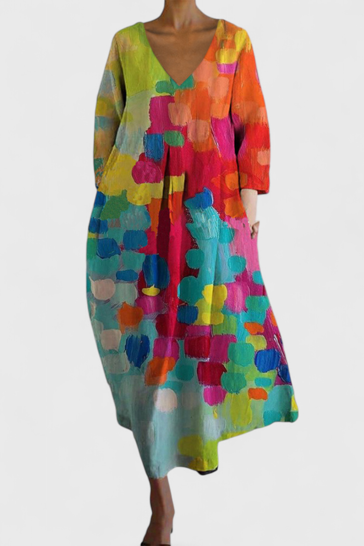 Willa | Comfortable V-Neck Dress