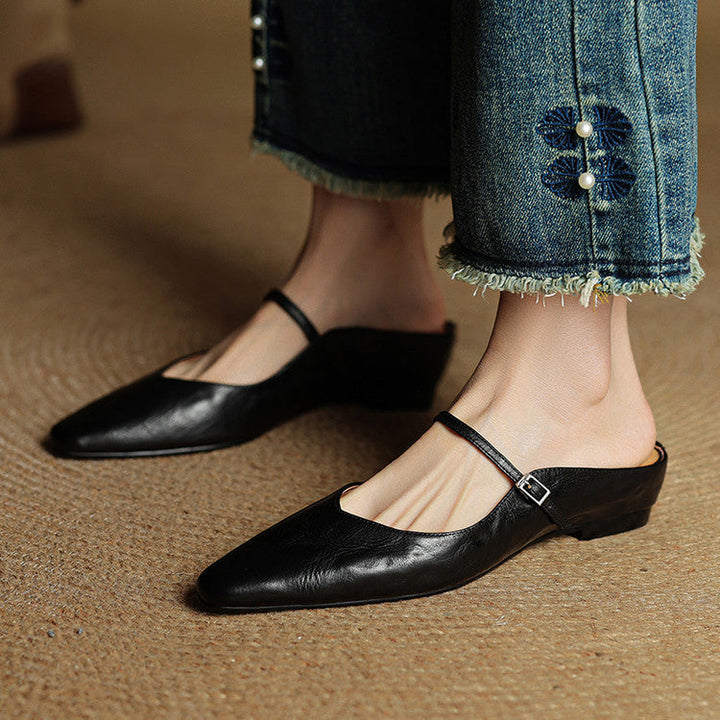 Wilhelmina | Genuine Leather Mules