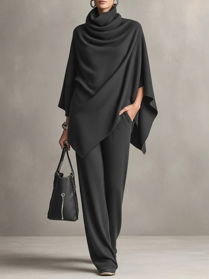 Mallory | Elegant Drape Two-Piece Set