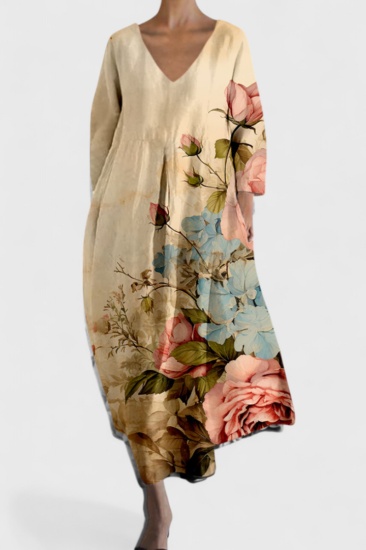 Willa | Comfortable V-Neck Dress