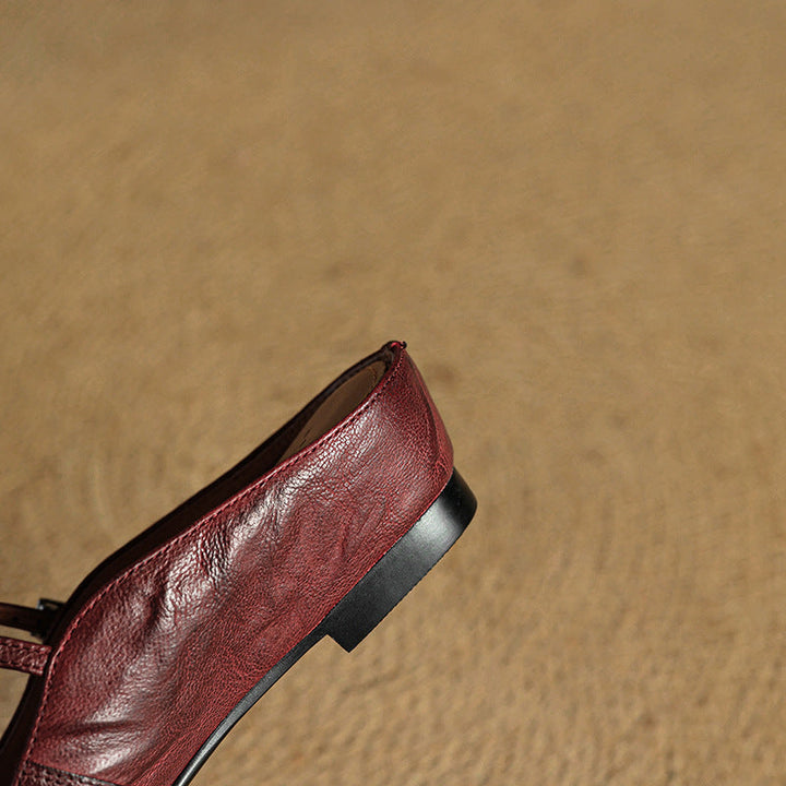 Wilhelmina | Genuine Leather Mules