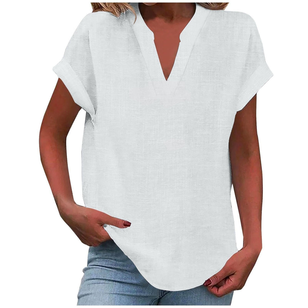 Yelena | Relaxed V-Neck Blouse