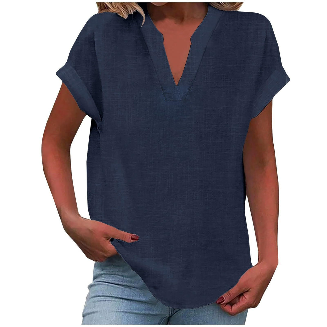 Yelena | Relaxed V-Neck Blouse