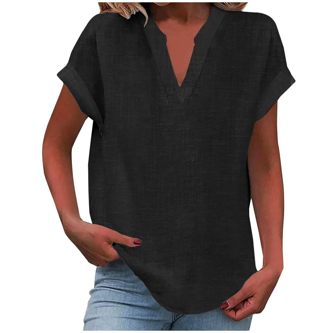 Yelena | Relaxed V-Neck Blouse
