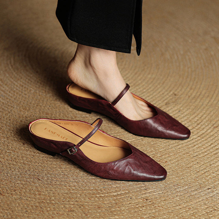 Wilhelmina | Genuine Leather Mules