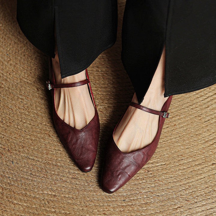 Wilhelmina | Genuine Leather Mules