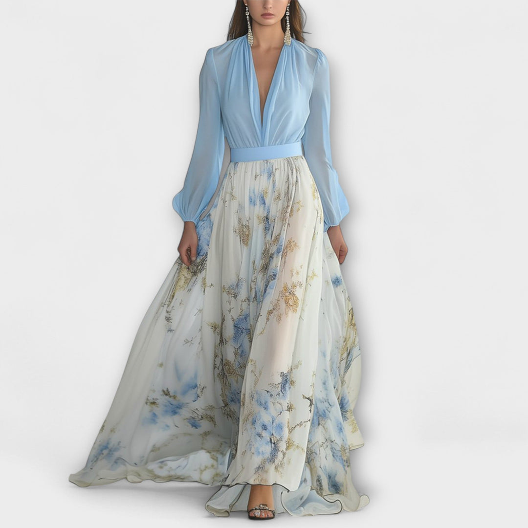 Annabelle | Sparkling Floral Maxi Dress