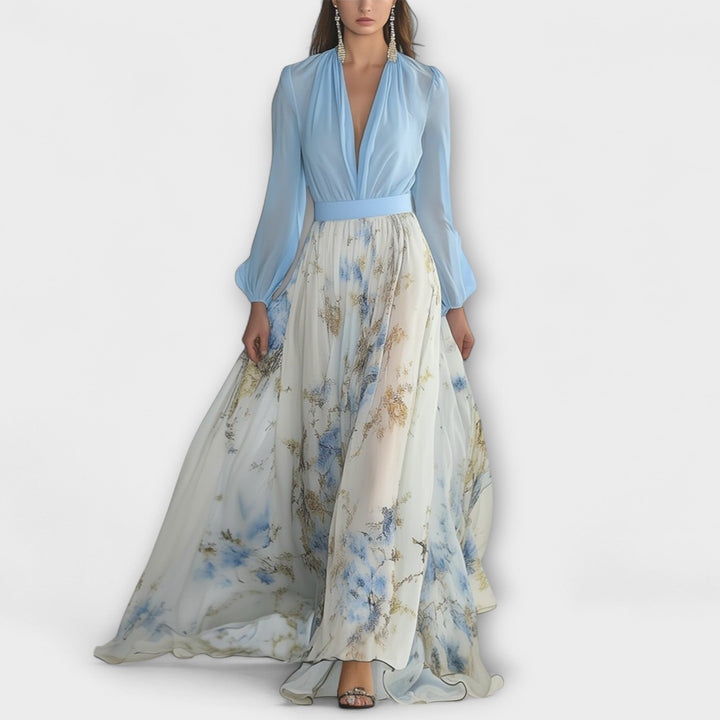 Annabelle | Sparkling Floral Maxi Dress