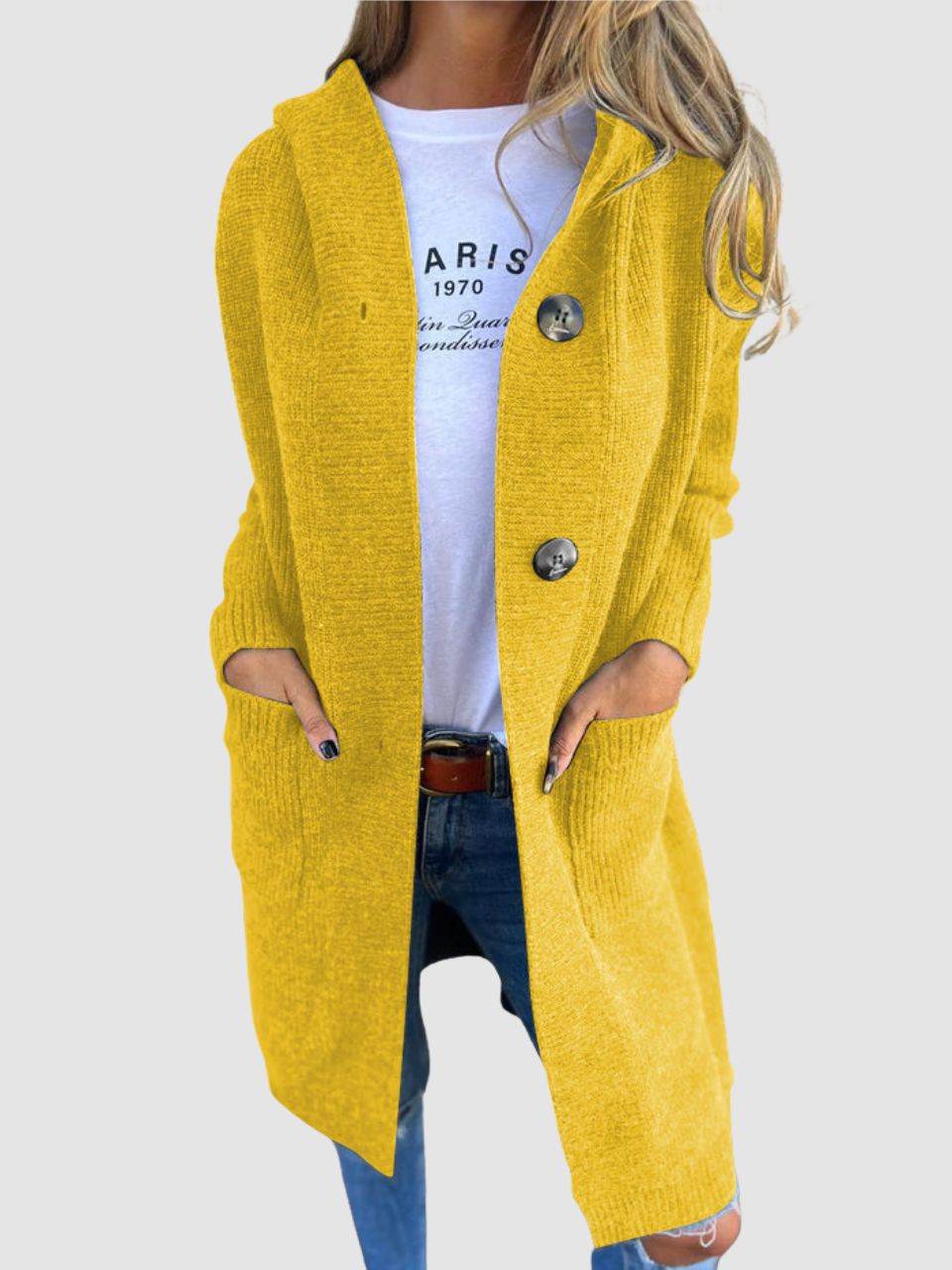 Carla – Cozy Hooded Knit Cardigan