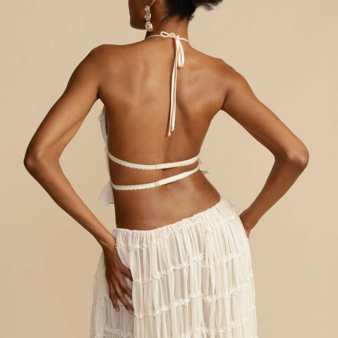 Pia | Top and Skirt Set