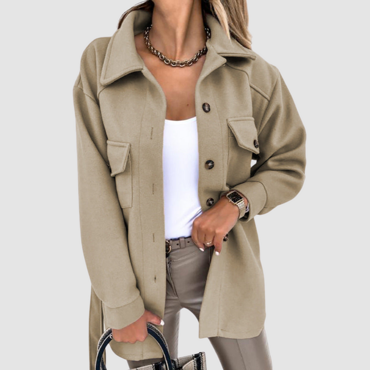 Delilah – Relaxed Fit Button-Up Jacket