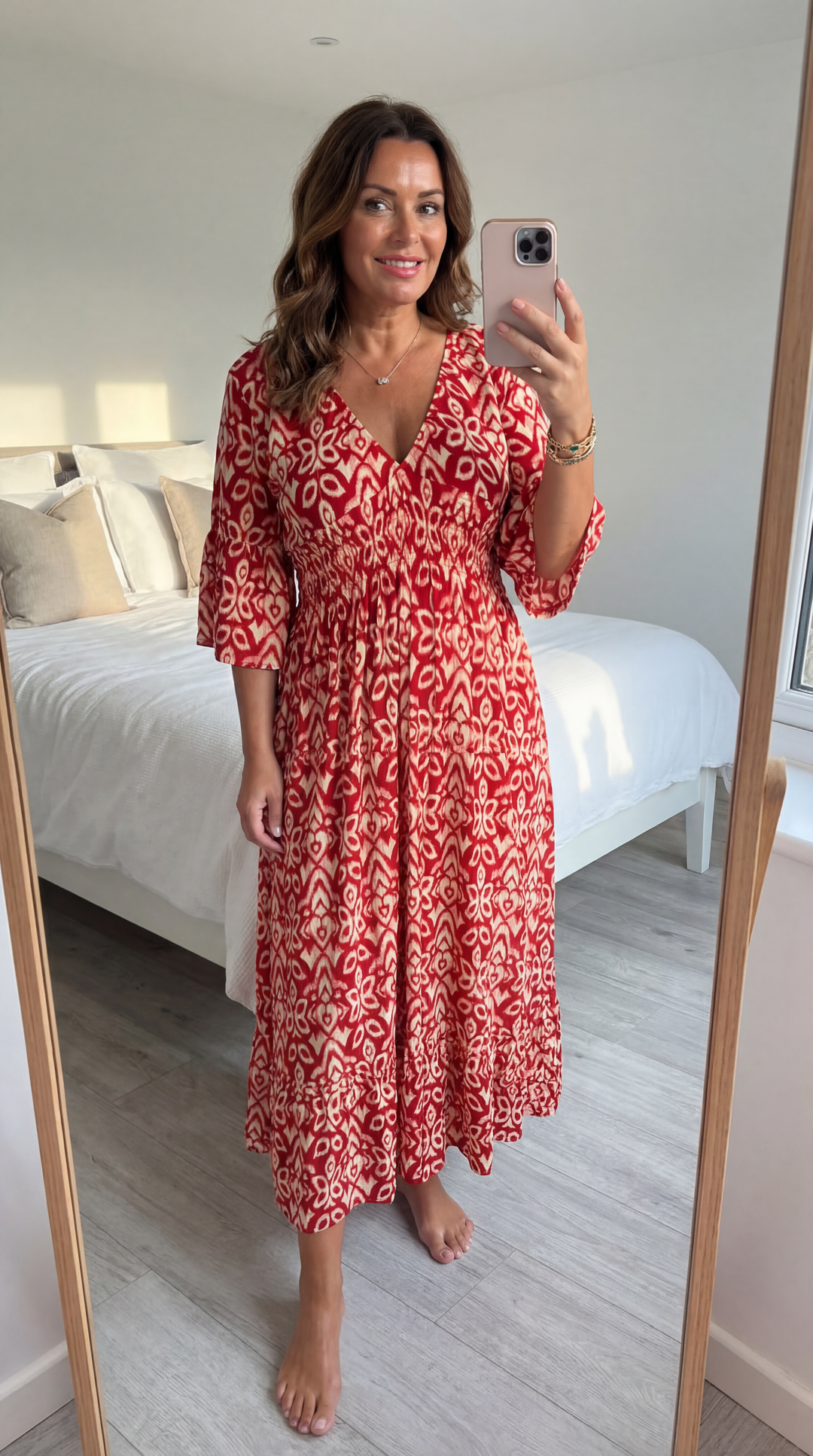 Pauline | Bohemian Midi Dress