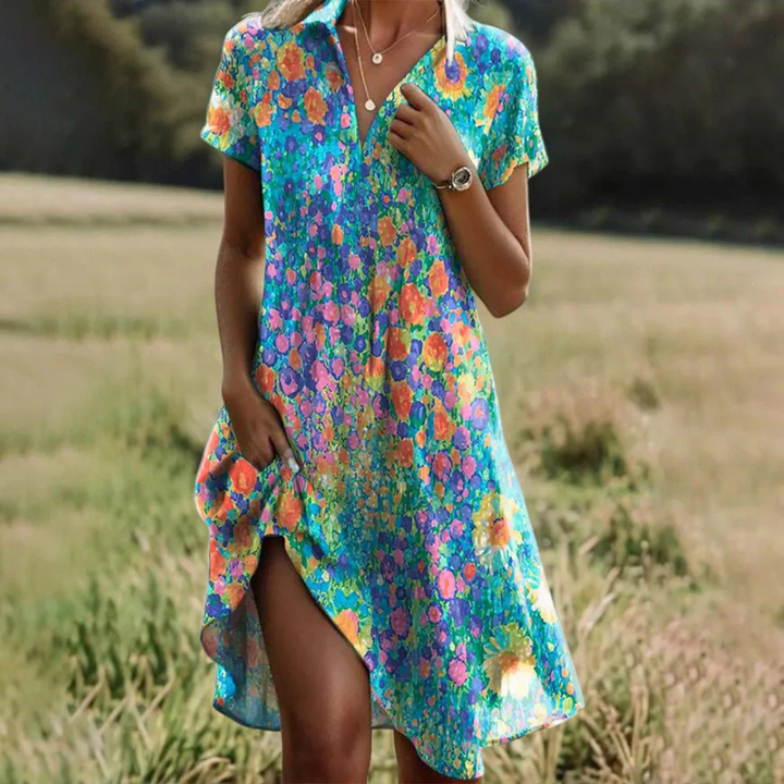 Xanthe | Luxury Midi Dress with Modern Elegance