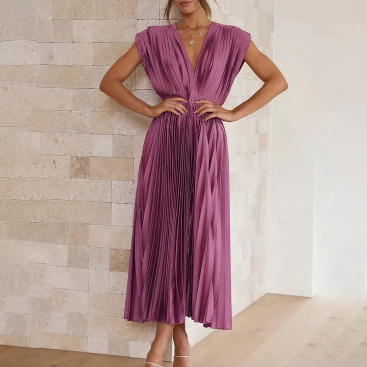 Bristol | Timeless Pleated Midi Dress