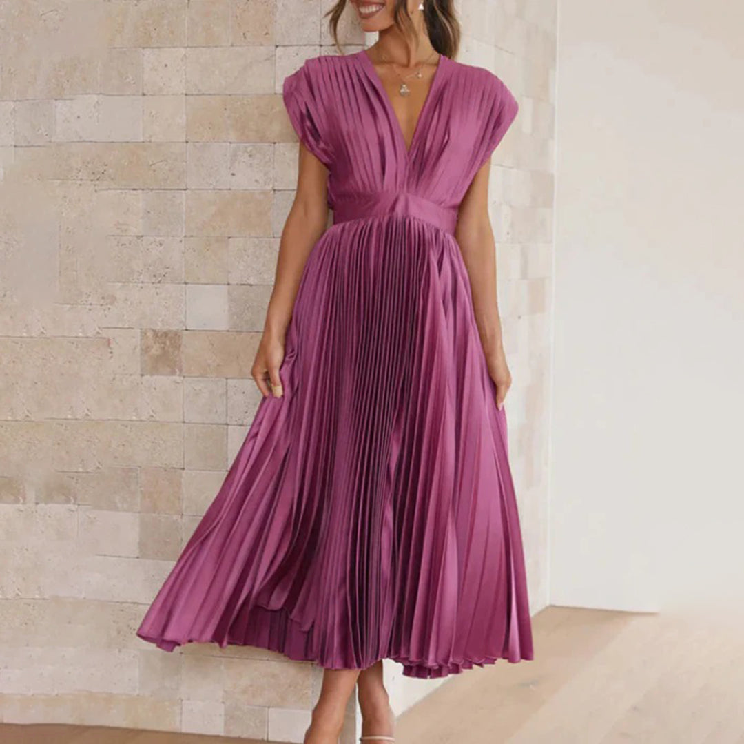 Bristol | Timeless Pleated Midi Dress